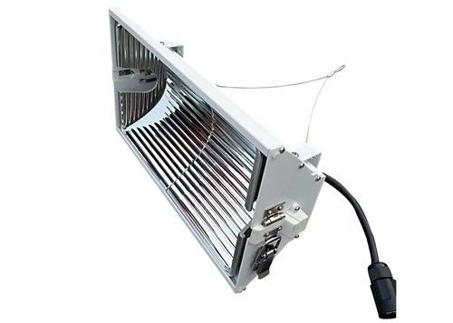 cappuccio di alluminio HPS CDM 630W 268g del riflettore concluso doppio di 1000W MH