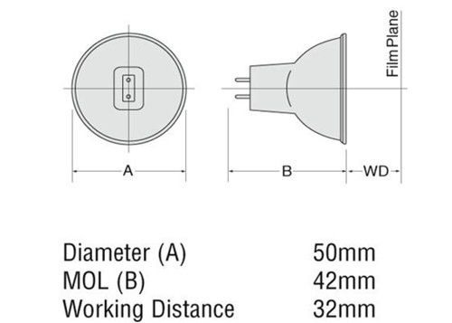 lampadina della sostituzione della lampada dell'alogeno dei riflettori della luce progressiva di 12V 100W 3400K