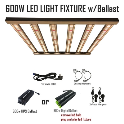 Luci progressive del FCC 600w LED compatibili con luci di agricoltura LED della zavorra MH/di HPS
