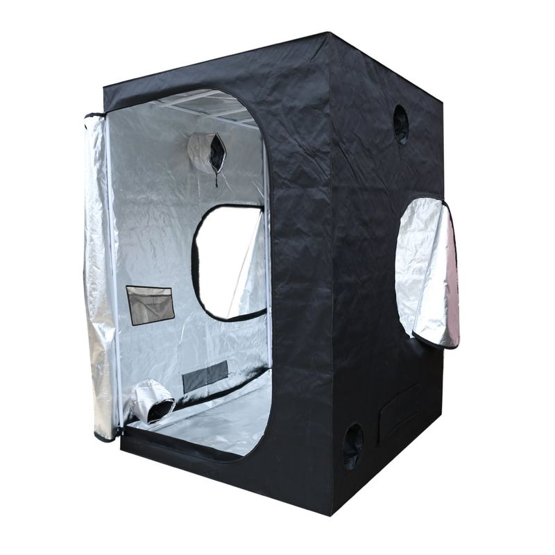 200cm che l'altezza Zippered dell'interno idroponico coltivano la tenda,» portatile 5X5 coltivano il tessuto della tenda 600D