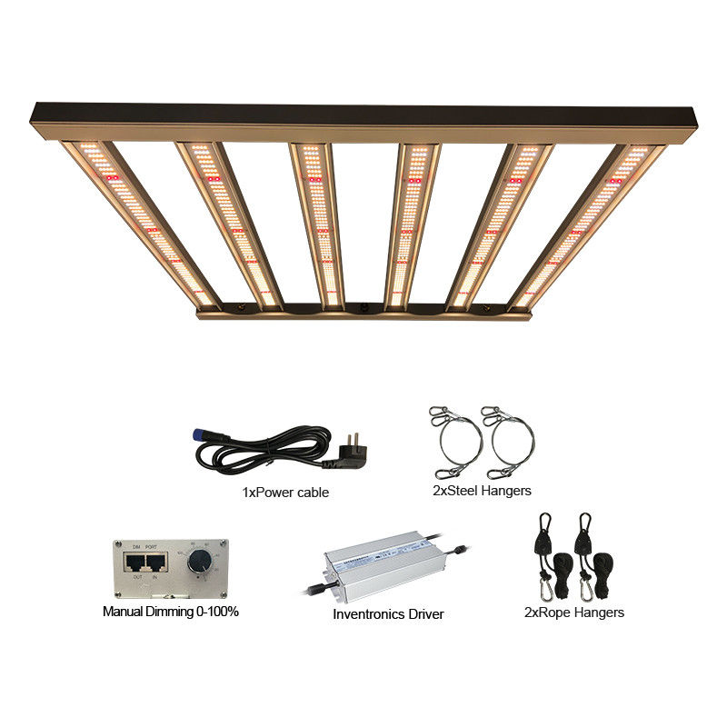 Spettro completo della colonna delle luci progressive principale orticoltura 320W 6 di 240VAC 2.7μmol/J